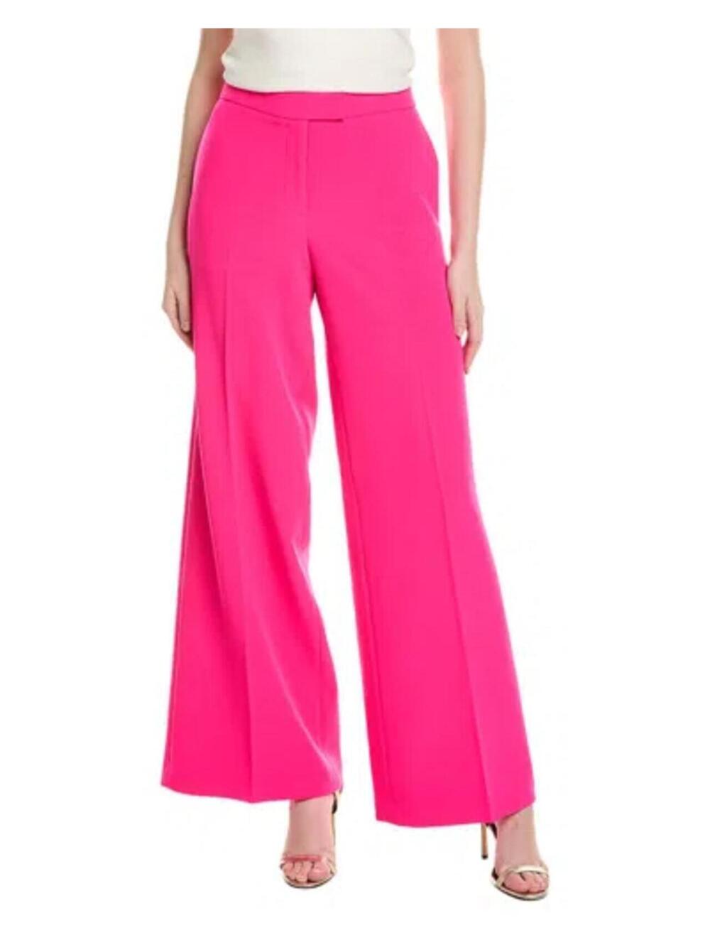 NWT Maeve Reilly x BCBG MAXAZRIA Wide Leg Pant Hot Pink